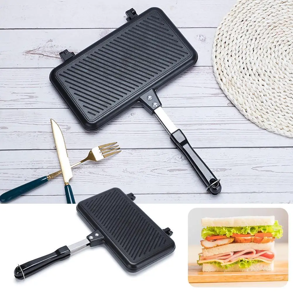 

Nonstick Sandwich Baking Pan Waffle Muffin Bread Toast Pancake Accessories Grill Maker Breakfast Household Kitchen Mold Roa M5U0