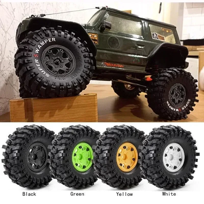 4PCS 120MM 1.9In Pneus de Roche en Caoutchouc Pneus de Roue pour 1: 10 RC Voiture sur Chenilles Axial SCX10 90046 AXI03007 TRX4 Redcat Gen8 4PCS 120MM 1.9In Pneus de Roche en Caoutchouc Pneus de Roue pour 1: 10 RC Voiture sur Chenilles Axial SCX10 90046 AXI03007 TRX4 Redcat Gen8