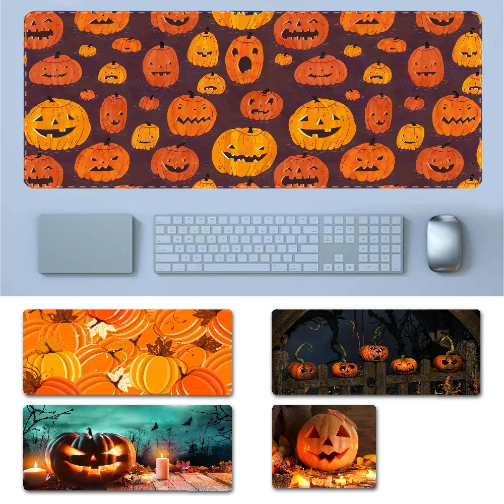 

Autumn Leaves Fall Fox Pumpkin Mousepad Boy Pad Laptop Gaming Mice Mousepad Size for Game Keyboard Pad for Gamer