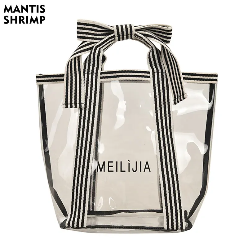 Promotional TPU/PVC Clear Tote Beach Bag for Ladies Reusable Transparent  Shopping Shoulder Gift Tote Bag PVC Plastic Bag Low MOQ - China Bag and  Handbags price | Made-in-China.com