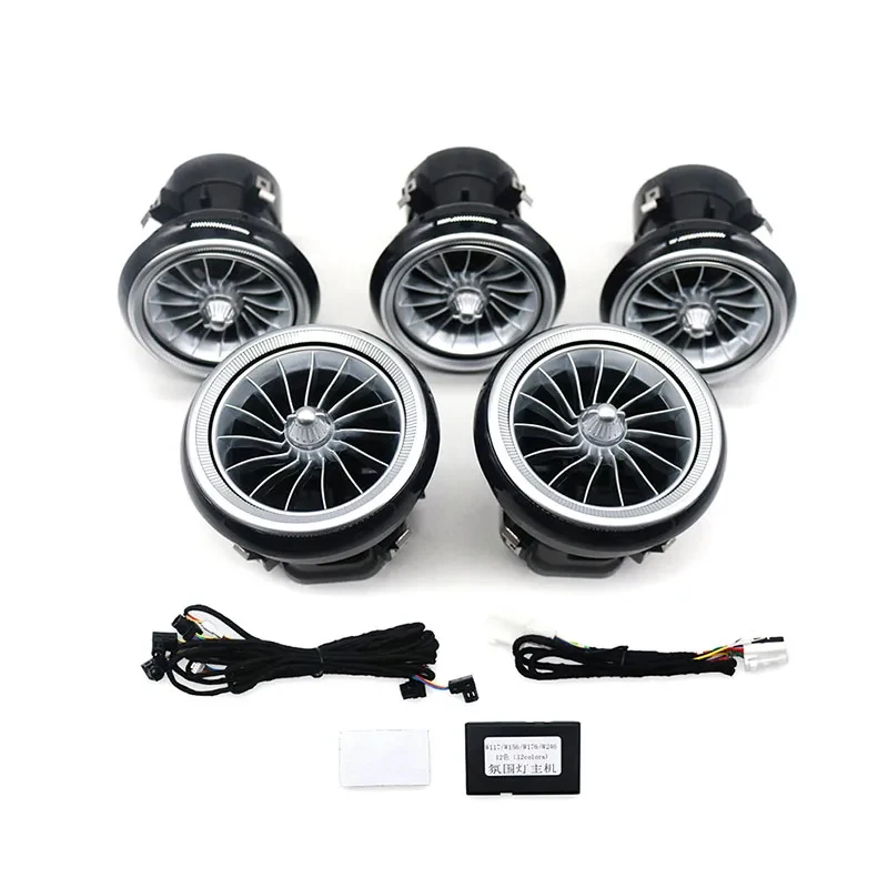 자동차 액세서리, 메르세데스 벤츠 A B CLA GLA 클래스 W176 W117 W156 W246 대시 보드 AC 컨디션 에어 벤트 배출구 터빈 트림