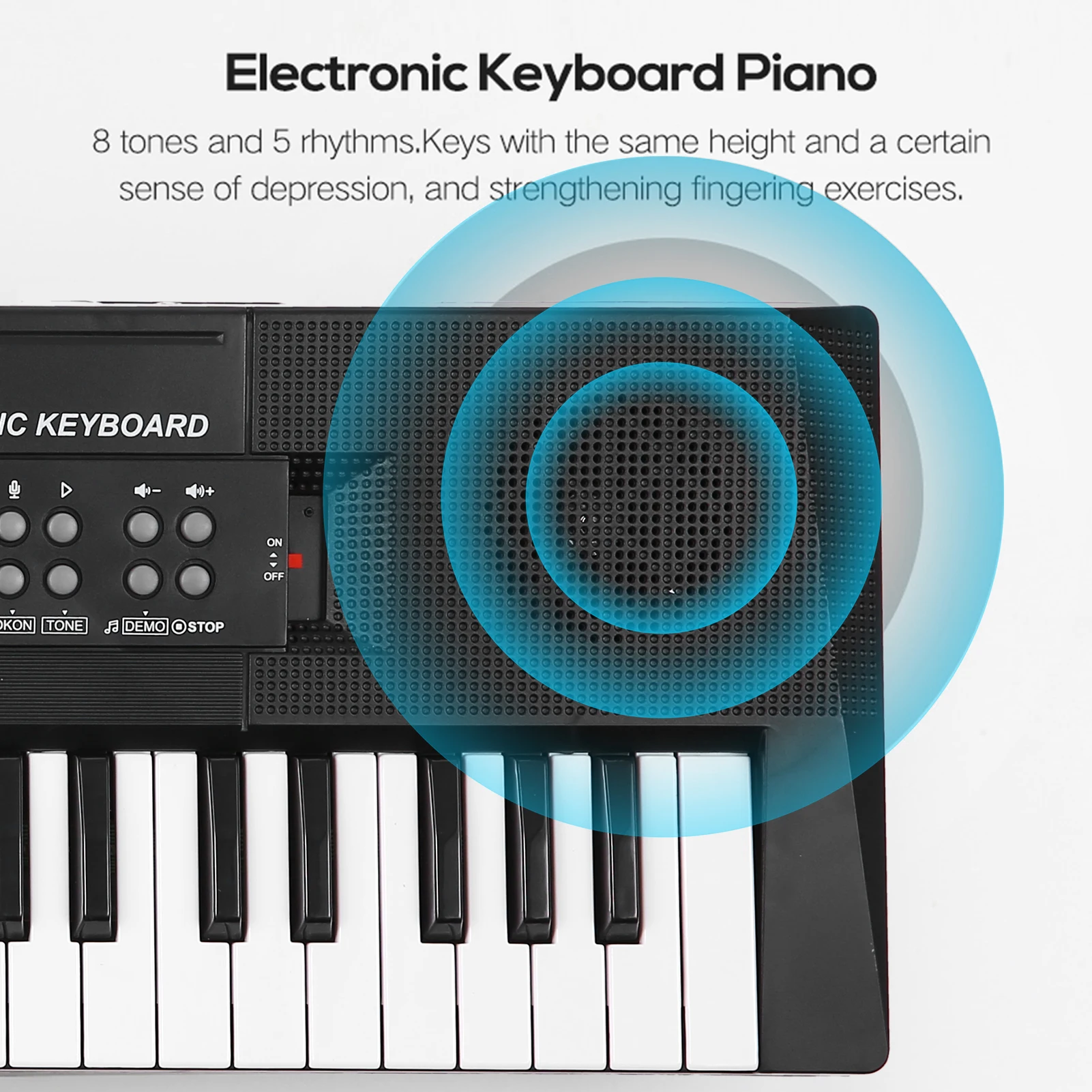 61 Keys Digital Electric Piano Multifunctional Piano Keyboard for Kid Student with Microphone Function Music Electronic Keyboard musical instrument,electronic musical instrument,electronic piano