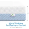 Dual Sided Comfort Memory Foam Toddler Bed Mattress, Triple-Layer Breathable Premium Baby Mattress for Infant and Toddler 5