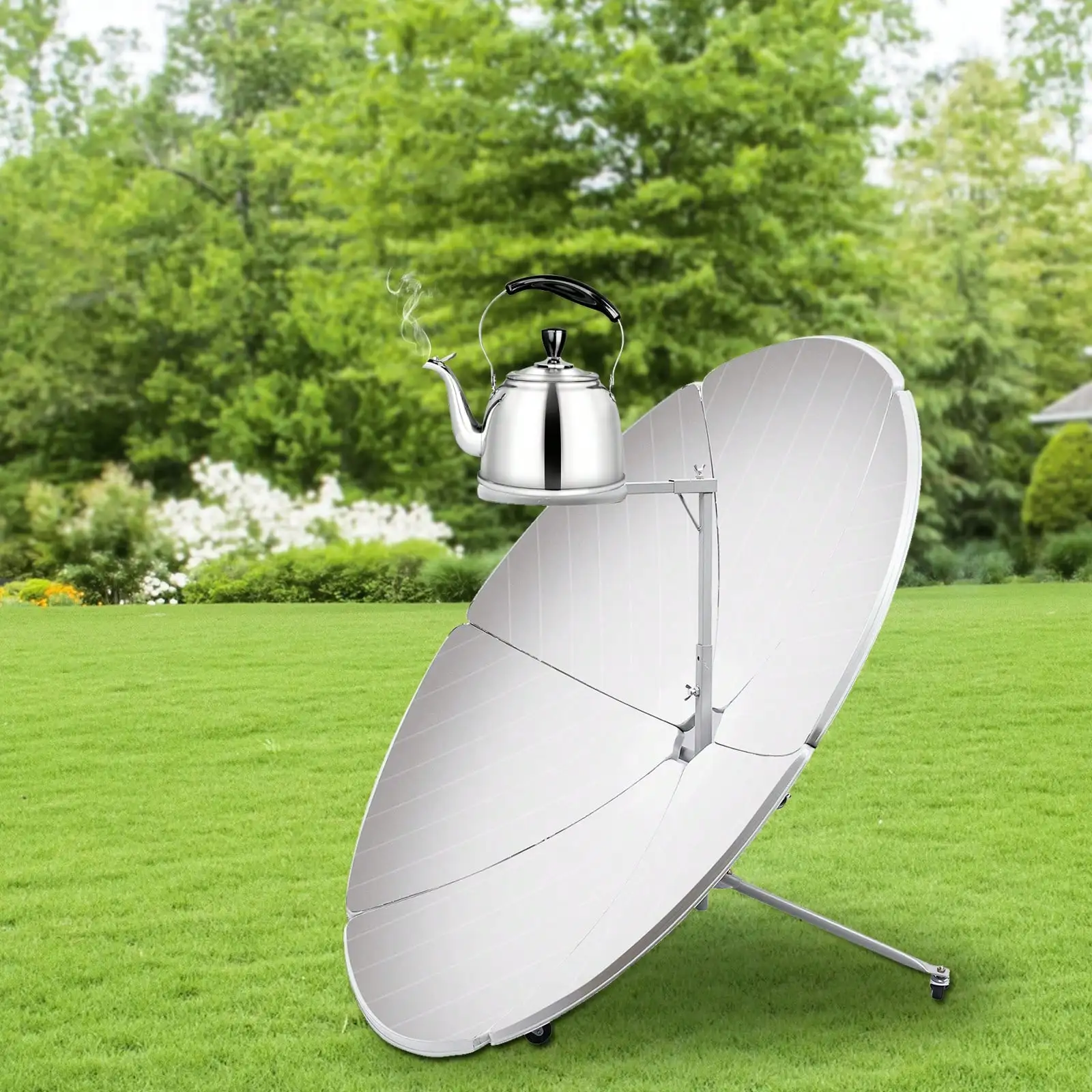 Solar Cooker 59.05inch Parabolic Sun Oven 2