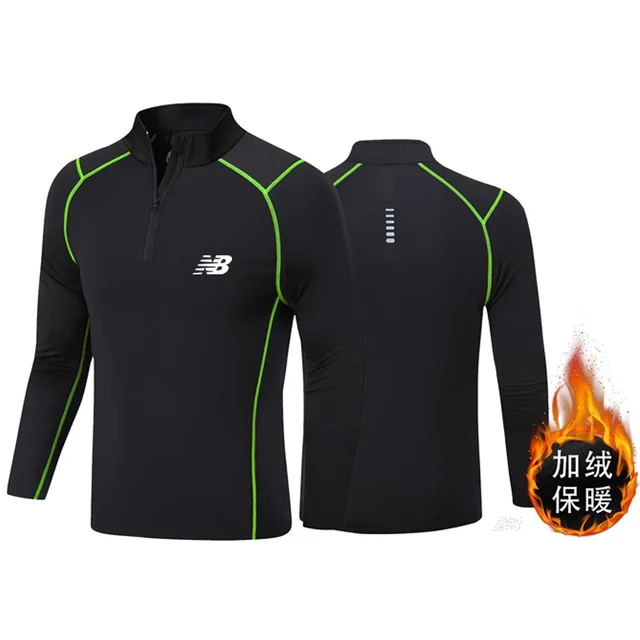 Men's Sports Tights Compression Underwear Warm Base Layer Thermal Shirts Pants Fleece Kids Thermal Underwear Winter Jogging Wear T-shirt