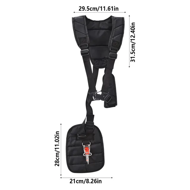 Heveder Szerszám Tartozékok Vállszíjak Állítható Csat Egyetlen Horog Kefe Vágó Fű Tartós Fűnyíró Tartozék - Image 2