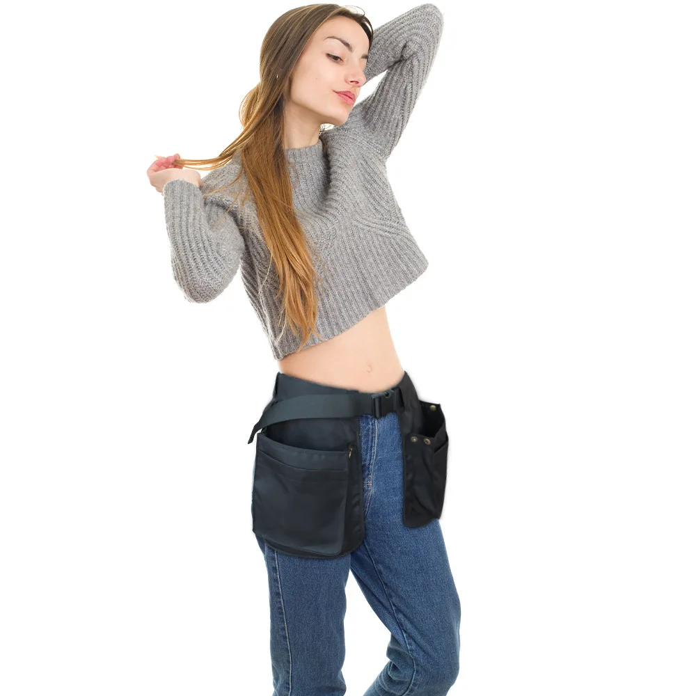 Two-sided Waist Bag for Unisex Belt Bag Outdoor Running Multi Functional Waist Seal Pocket Waterproof Nylon Retro Drop Bum Bags 3
