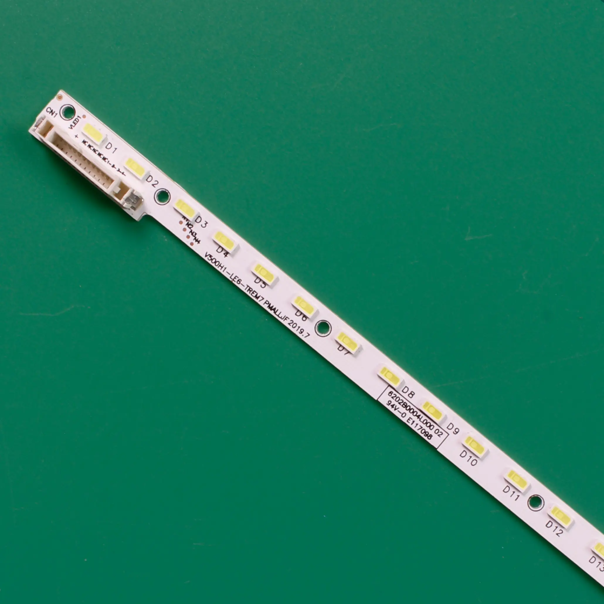 Tira de Led para Bush 50 211f M0004: N31a V500h1-le6-trem7 Trew7 V500hj1-le8 Rev.c1 50l5450c Led50m5580af 10 Pcs 68led 620 mm 50 - Imagem 3