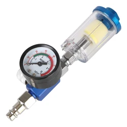 Precision Airflow Control Filter with Oil-Water Separator (Air Regulator Gauge)