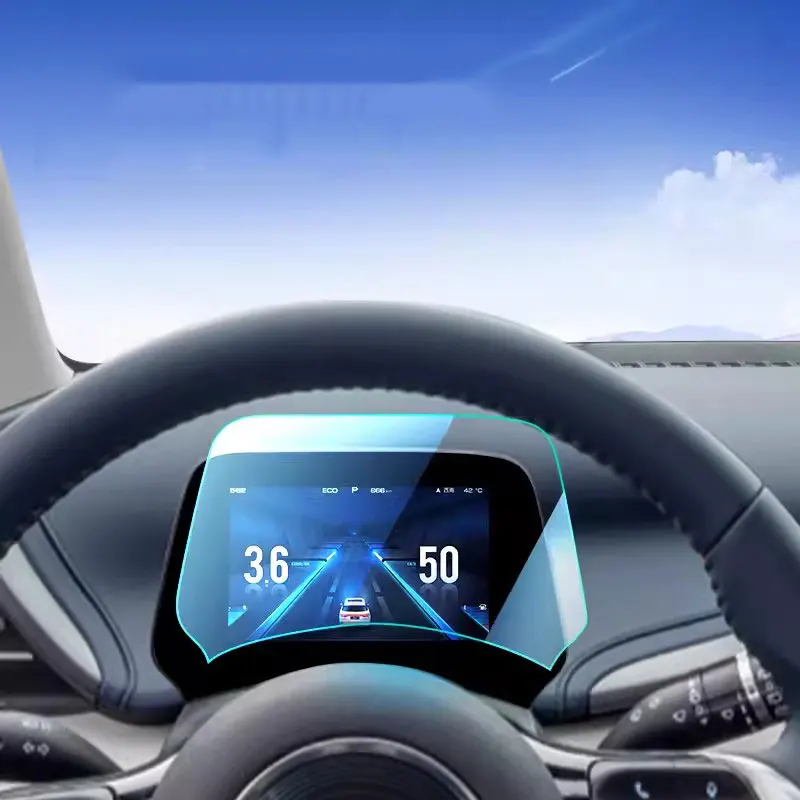 차량용 강화 유리 화면 보호대, BYD ATTO 3 2022 2023 용, 인포테이먼트 라디오, GPS 콘솔 내비게이션