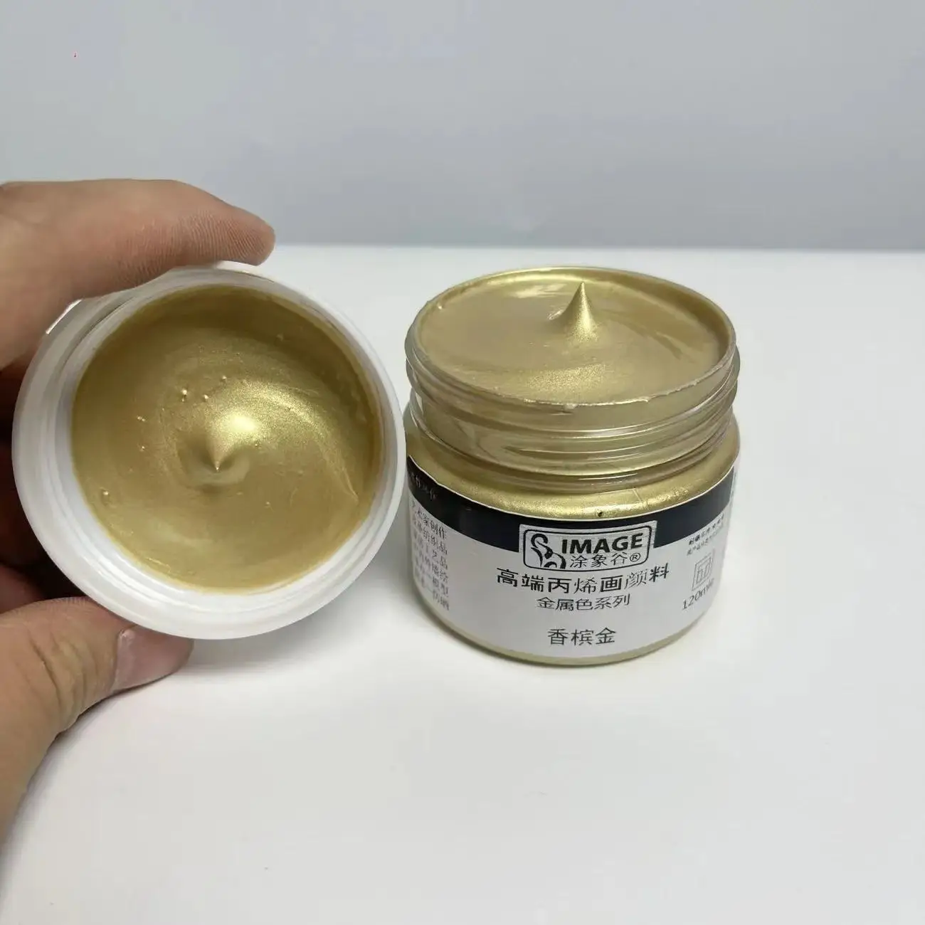 Metallic Acrylic Pigment for Textile Fabric Wall Painting
