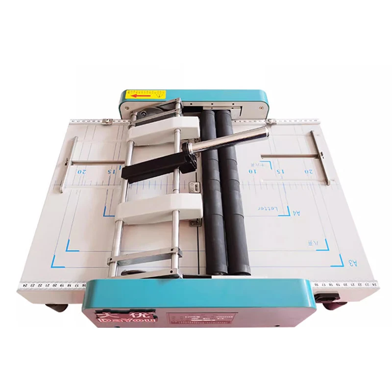 

Electric folding machine A3 folding horse riding stapler A4 book sewing and folding integrated binding machine