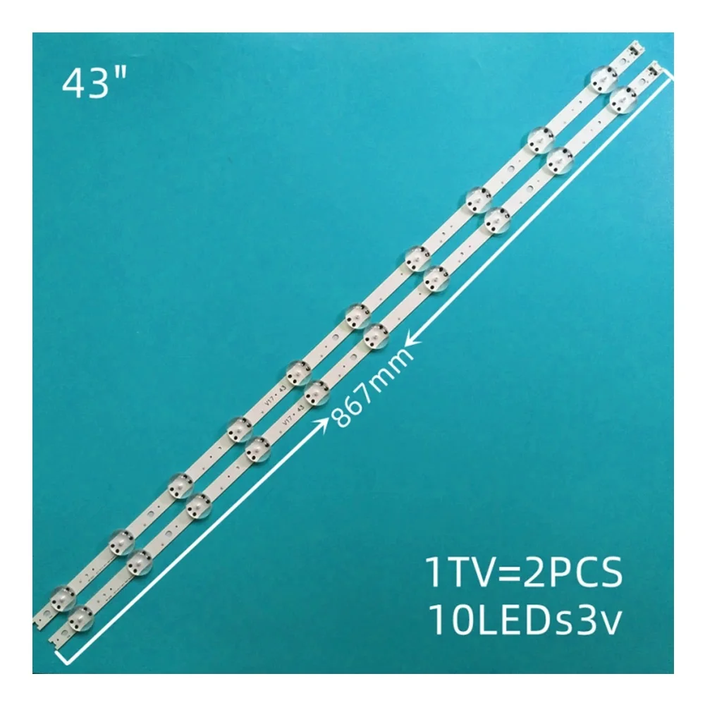 Retroilluminazione A Led (2) Per Lg 43 Uj6517 43 Uj6510 Muslimymuslimatexmuslimatexmuslimah 43 Lv340C 43 Lj610V V17 43 Uj6525 43 Uj6565