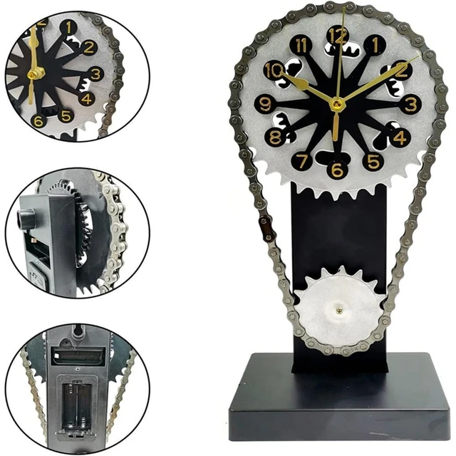 Echte bewegliche Zahnrad uhr DIY Handwerk Ausrüstung Wanduhr Teile  Wanduhren moderne Steampunk Bar Dekoration Haus und Garage Dekoration