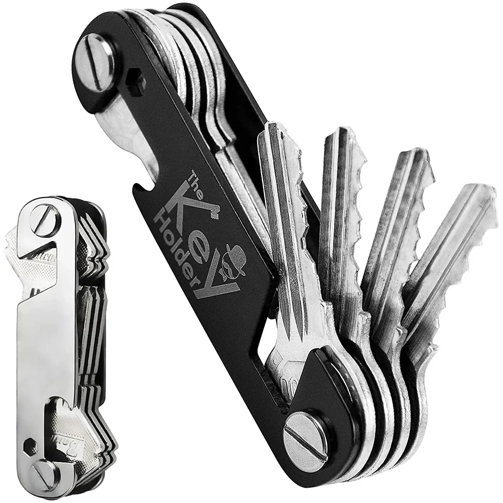 Men's Fashionable Compact Key Holder and Organizer - Stylish Business Gift