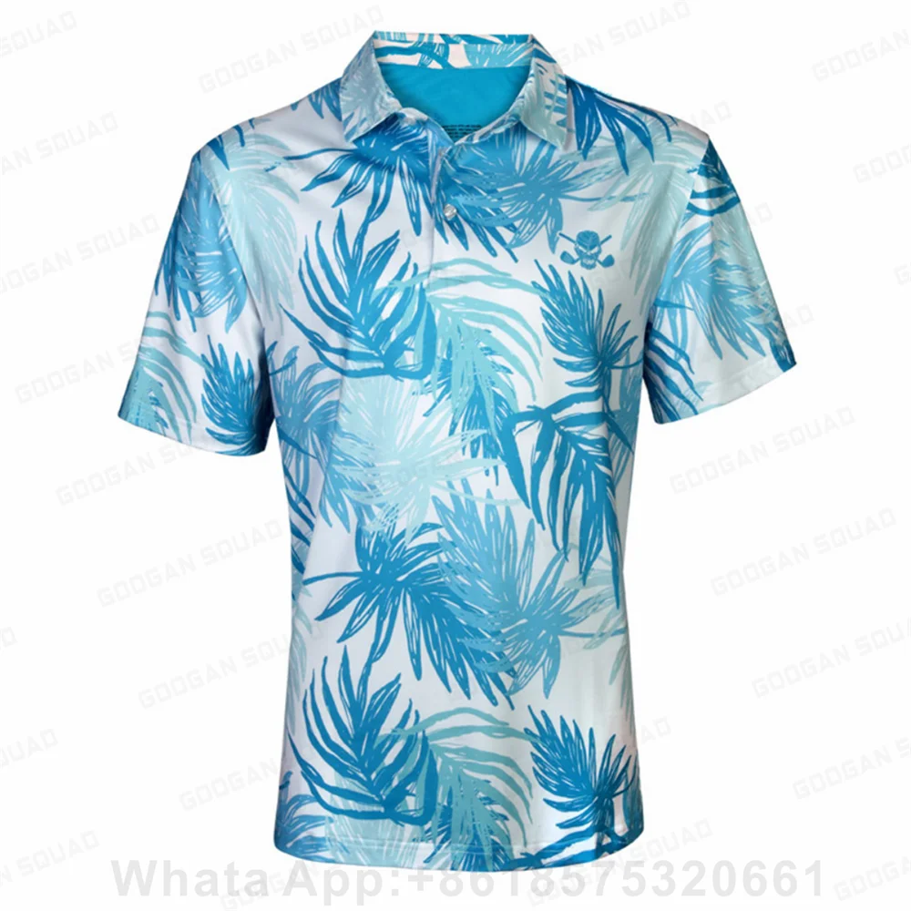 Kid's Polo Shirt Printed Summer Shirts Golf Lapel T-Shirt Casual Top Short Sleeve Breathable Badminton Tennis All-match Shirt