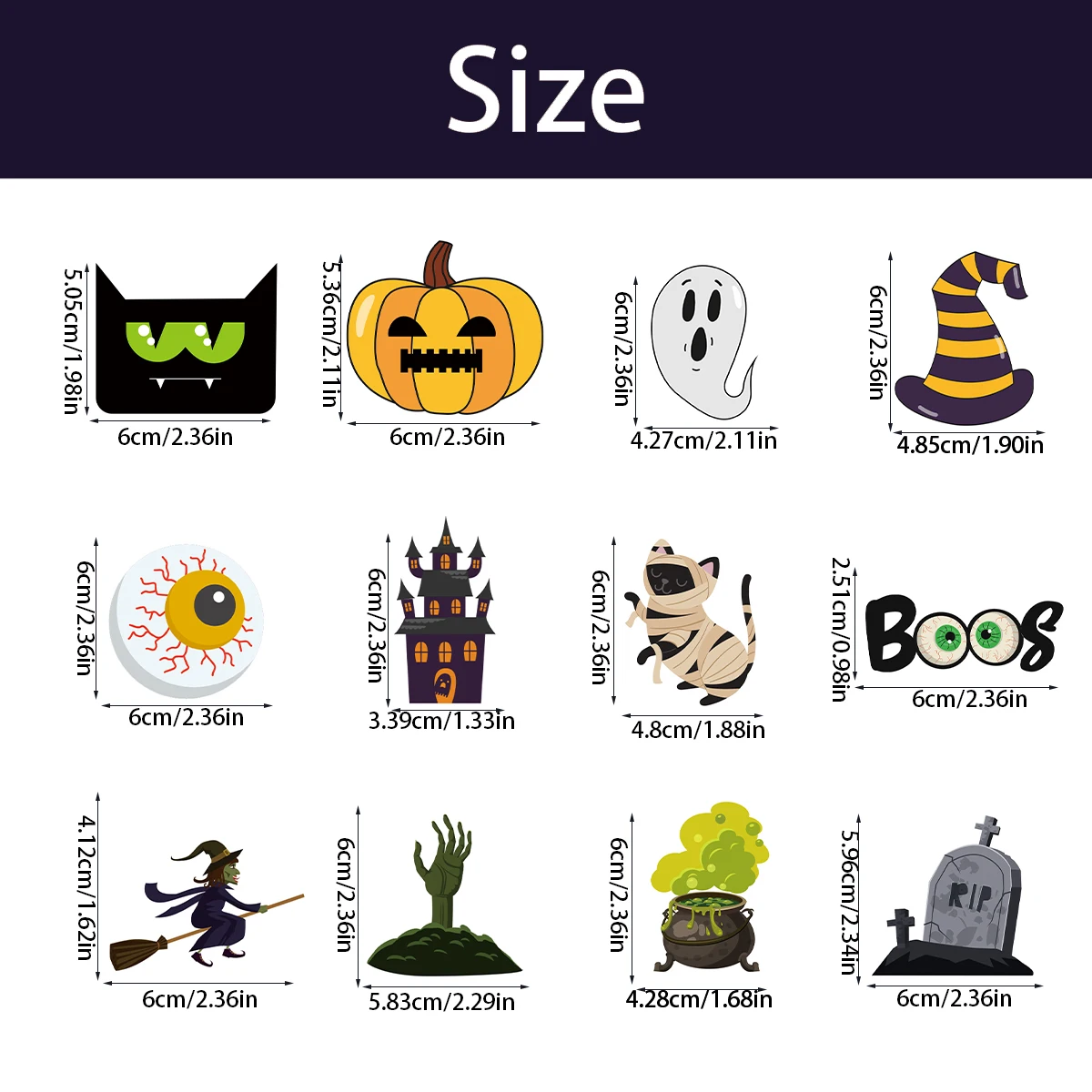 Party Decorations Birthday Party Supplies Cake Topper Cake Decorations Cake Toppers Cupcake Supplies 12-48pcs Halloween Cupcake Toppers Pumpkin Ghost Cake Flags Dessert Cake Decorations Halloween Birthday Horror Party Supplies