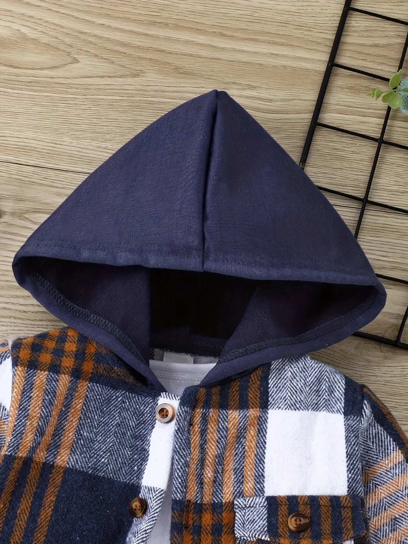 Plaid Jacket Autumn and Winter English Style Baby Boy Outdoor Casual