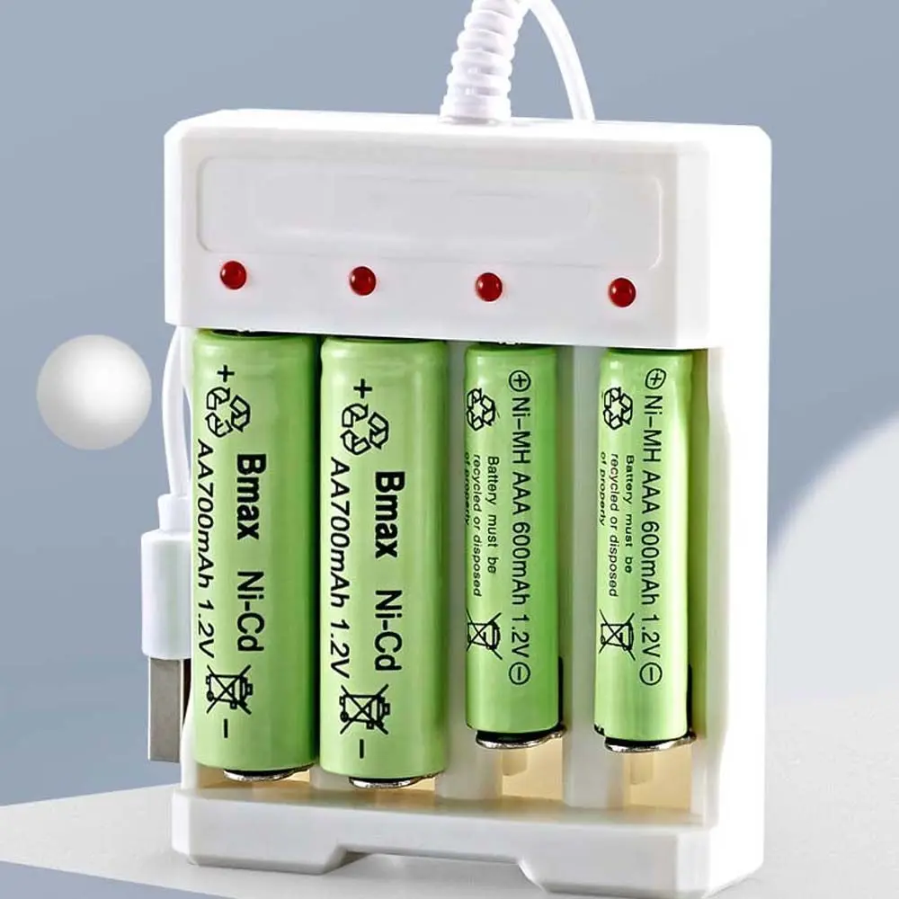 Charger AA Battery Charging Charge Dock Batteries USB Charger Battery Charging Station Lithium Battery Charger Battery Charger