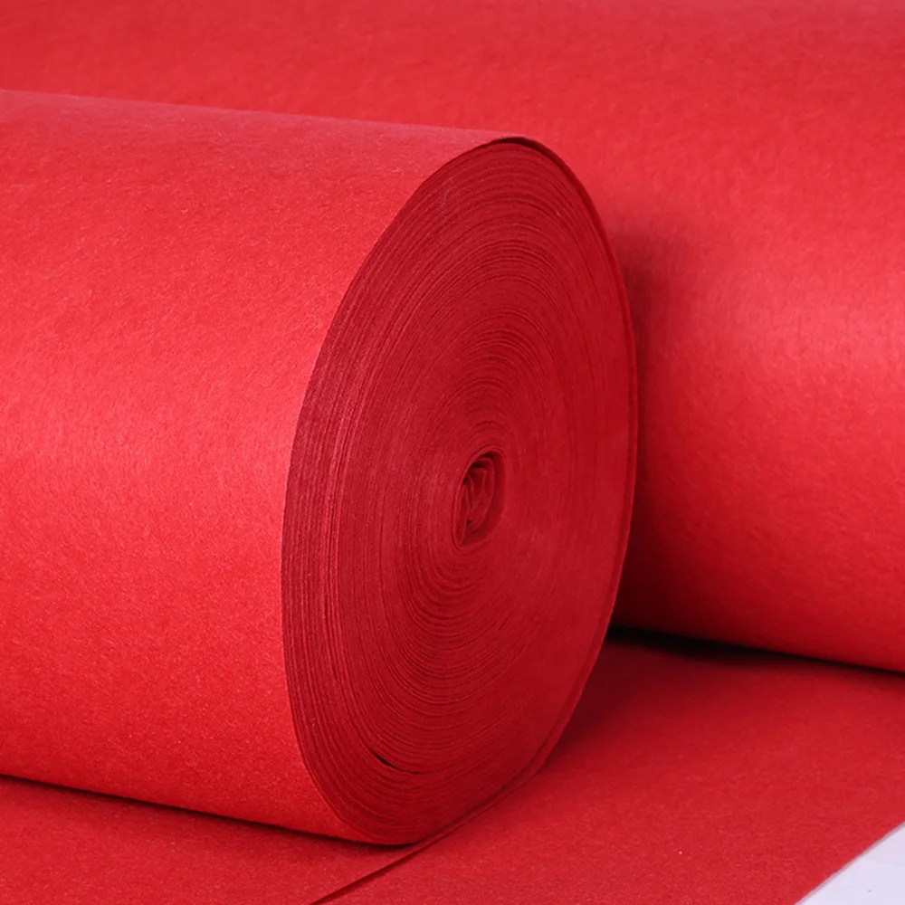 White Wedding Aisle Runner Carpet Anti-slip Wedding Red Carpet Ceremony Party Stage Rug Disposable