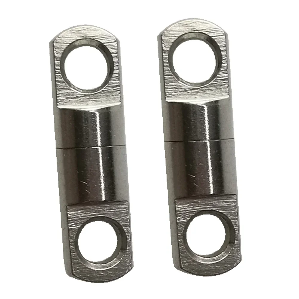 316 스테인레스 스틸 다이빙 릴 가이드 라인 스풀 더블 스위블 커넥터 회전식 트위스트 서핑 가죽 끈 더블 프로텍터