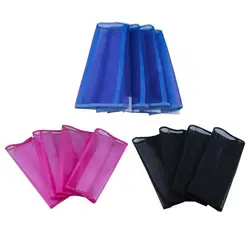 4pcs/set Fine Mesh Fly Boots for Horses Breathable Loose Horse Protective Gear Colorful Durable Horse Boots Reducing Stomping