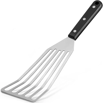 Metal Slotted Frying Spatula for Iron Skillet 1