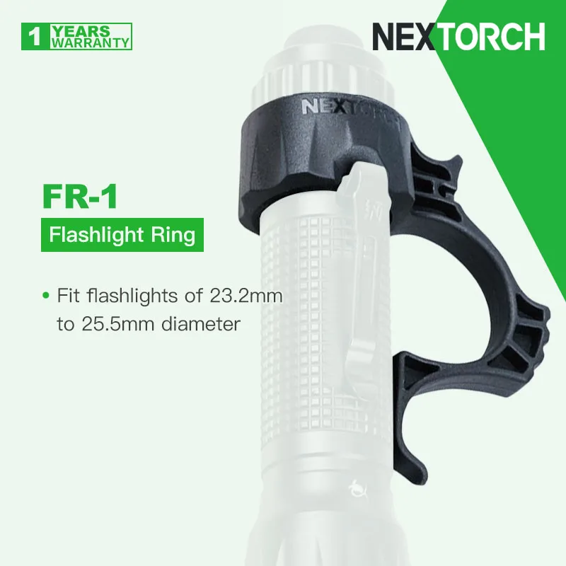Nextorch FR-1 Tactical Ring for Flashlight, Quick Draw