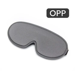 Ultimate Comfort Blackout Sleep Mask - 3D Breathable, Soft & Adjustable for Restful Sleep (Grey)