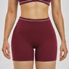 84472-1f74fa.jpg Shorts de yoga et de sport pour femme, taille haute, couleur contrastante, effet push-up, pour la course en extérieur et le fitness
