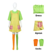 Parent-Child Cosplay Long Socks Women's Performance Cross-Border Costume Polyester Fabric Game Anime Theme Suitable for 18-24...