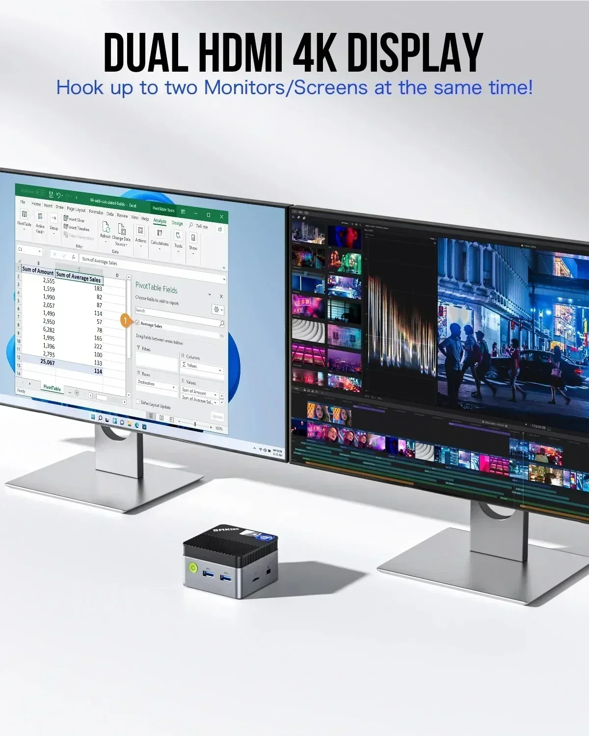 GMKtec G5 N97 ミニ PC Windows 11 Pro DDR5 4800Mhz 12GB 256GB NGFF