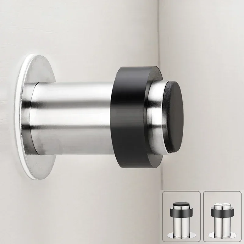 Door Stopper Rubber Stainless Steel Gaskets Floor Safety