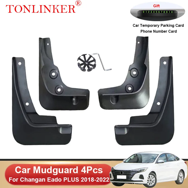 

Автомобильные Брызговики TONLINKER для Changan Eado PLUS 2018 2019 2020 2021 2022, брызговики, передние и задние брызговики