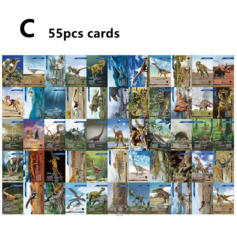 English Dinosaur Battle Card, Período Jurássico, Conhecimento Dinossauro,  Cartões Cognitivos, Jogo Interativo, Brinquedo Educativo, 20Pcs, 55Pcs -  AliExpress
