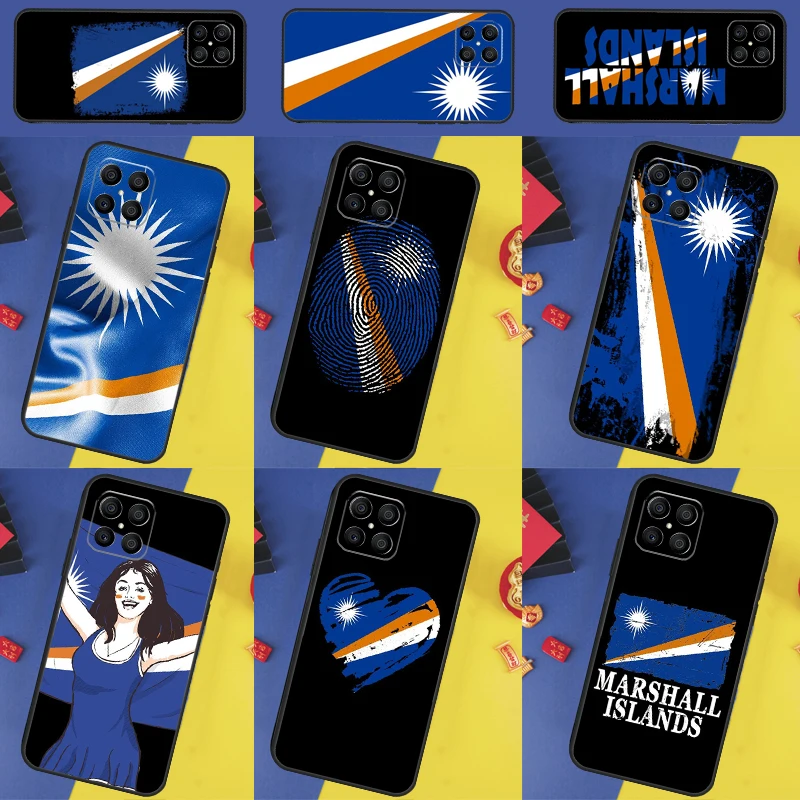 Custodia Per Bandiera Nazionale Dell'Isola Marshall Per Huawei P20 P30 P40 Lite P50 Pro Nova 5T P Smart 2021 Per Honor X8 X7 X9 50 70