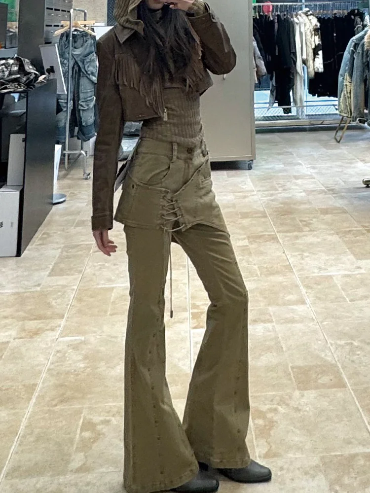 90s OLD GAP FLARE SLACKS y2k アーカイブ 90-00s OLD GAP 