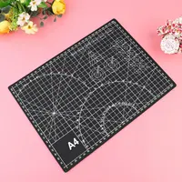 2Pcs Heavy Duty Self Healing Cutting Mat A4 Double Sided with Clear Angle Grids for Sewing Quilting Glass Cutting 2