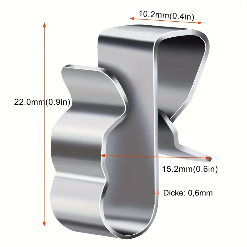 Trailer Frame Wire Clips Stainless Steels Trailer Wiring Cable Clips Replacement Parts For solar panel Boat Fishing Boat