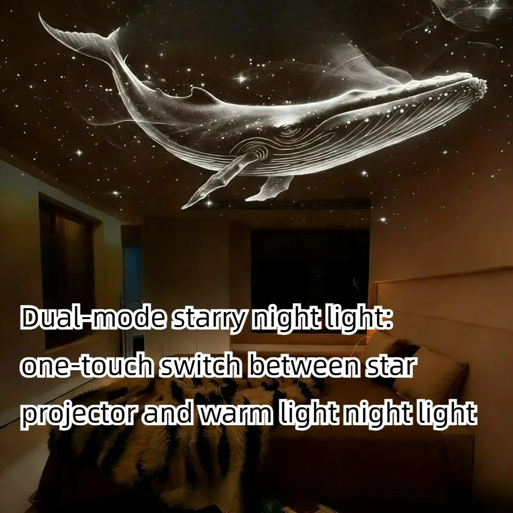 Starry Sky Ambient Night Light - Mini Galaxy Star Projector