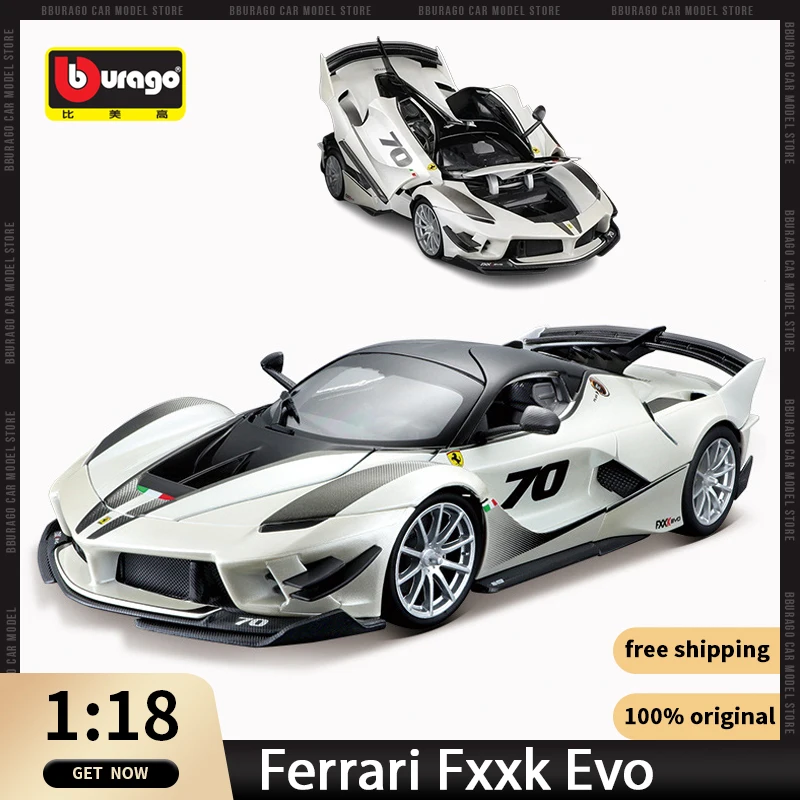 

1:18 Maisto Ferrari Fxx K Evo литые модели масштаба оригинальная имитация из сплава автомобильные вентиляторы Роскошная коллекция дисплей гоночные игрушки подарок