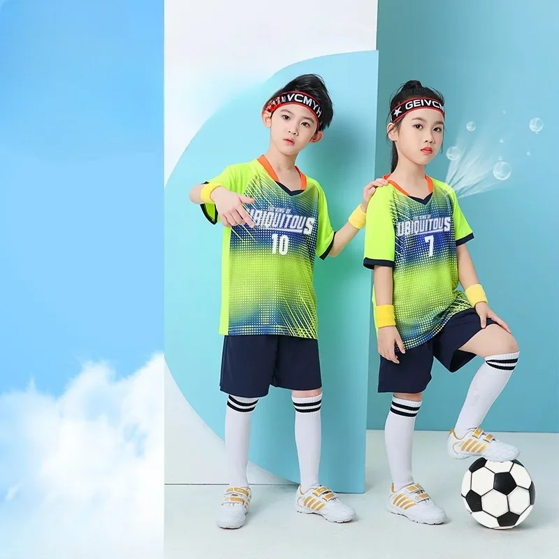 Children Soccer Set for Outdoor Games and Training Colorful and Comfortable Awesome Gradient