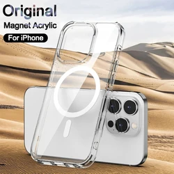 Apple Original MagSafe Clear Acrylic Case with Strong Magnetism for 13 Mini (Acrylic Silicon)