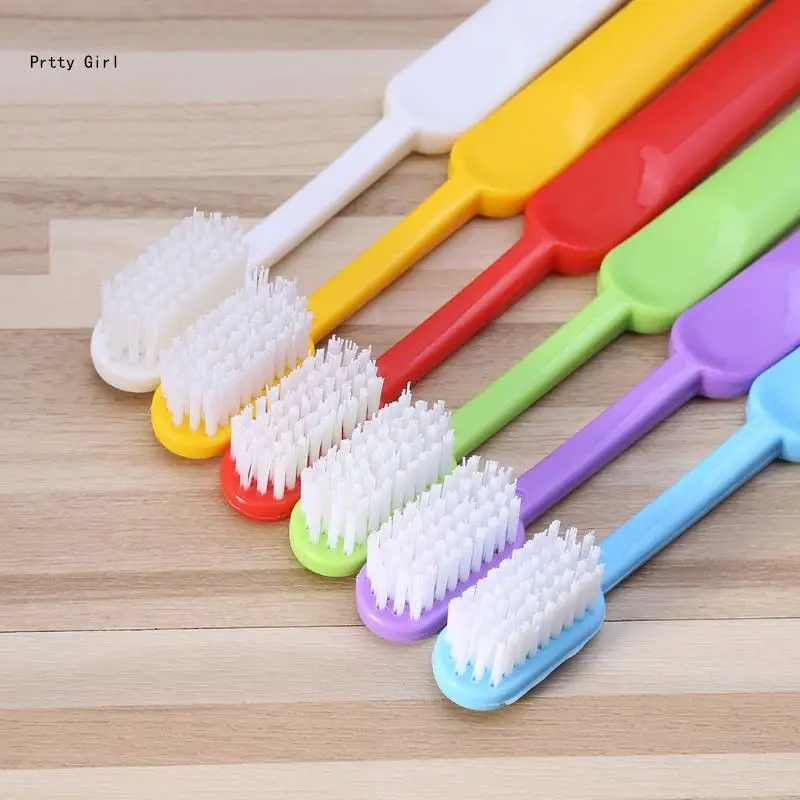 

1pc Super hard bristles Tooth brush for Men Remove Smoke color random D2TA