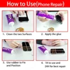 Zhanlida Glue for Phone Speaker Jewelry Adhesive Rhinestones Textile Craft Fabric Cloth Black Transparent Bond T8000 T9000 E7000 3