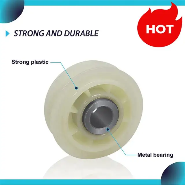 20PCS 279640 Dryer Idler Pulley Replacement For Whirlpool & Kenmore Dryers -Replaces 3388672 697692 AP3094197 W10468057-B27C 5