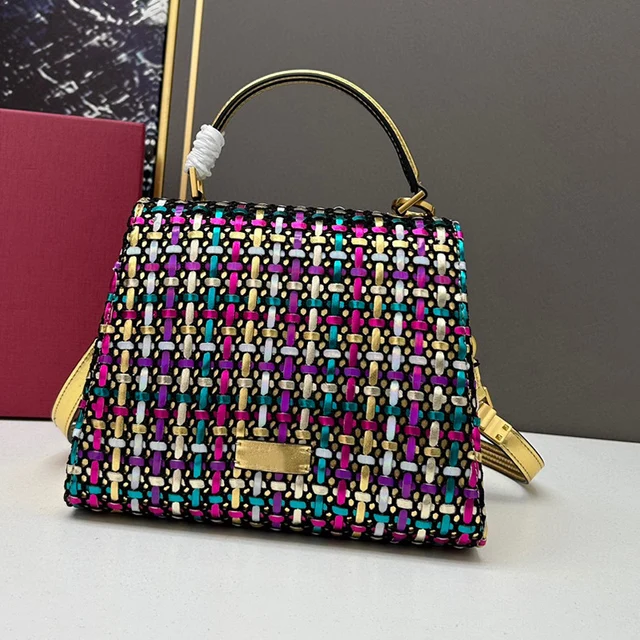 High-quality Hand-woven Briefcase: The Perfect Fashion Cowhide Handbag