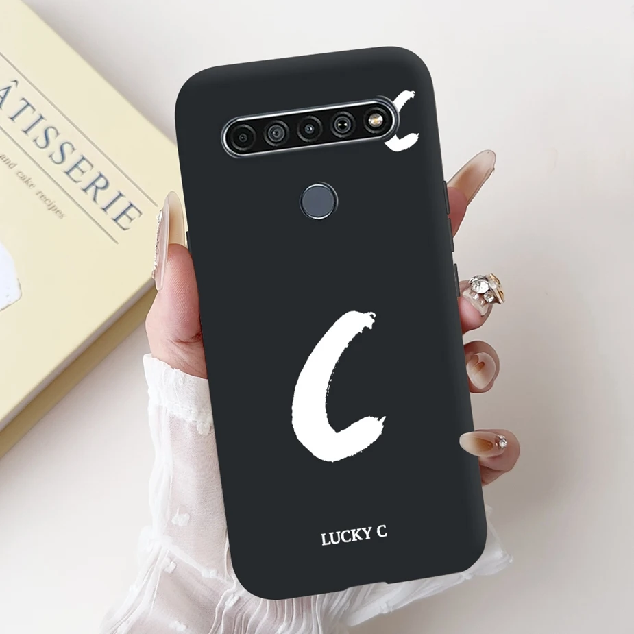 Cute Letters Cartoon Soft TPU Matte Phone Case Cover