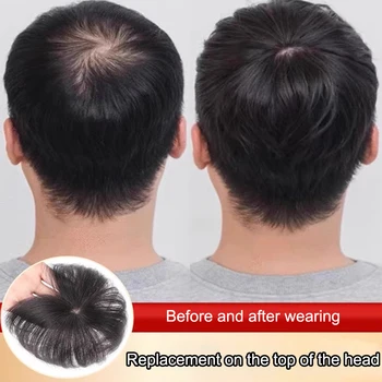 Synthetic Fake Fringe Bang Closure Hair Clip in Front Neat Bang Extensions Natural Invisible False Bangs Cover White Hair