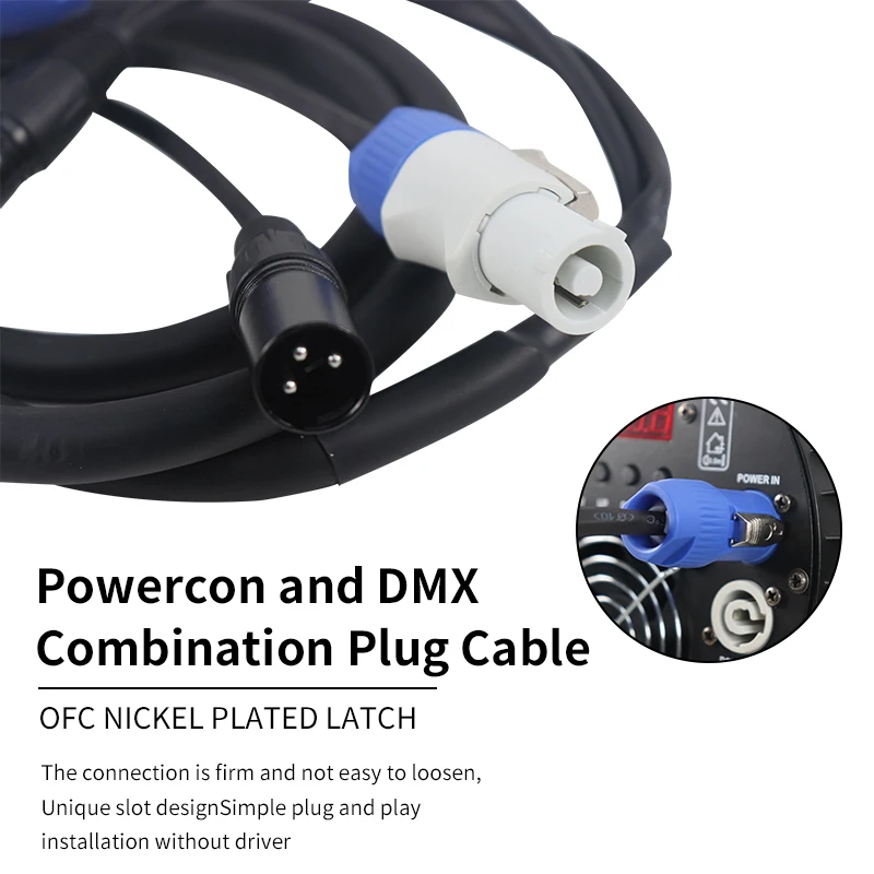 DMX Cable 5Pcs For Stage Wedding DJ Disco